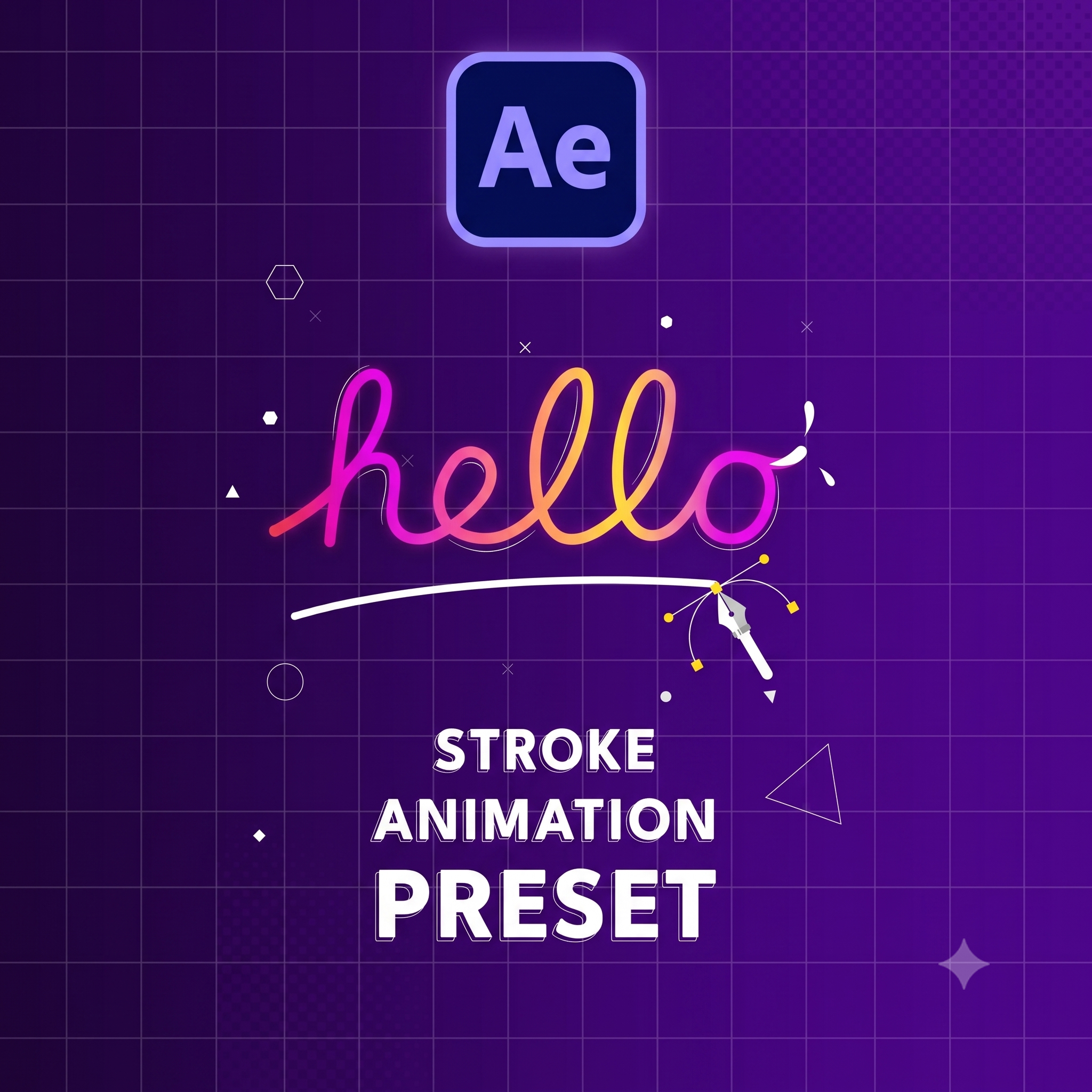 Handwritten Text Stroke Preset (AE)